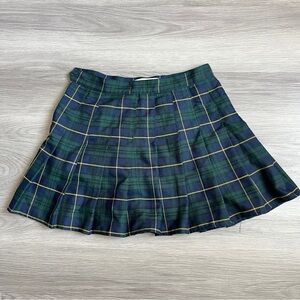Aa You AG Plaid Green Skirt